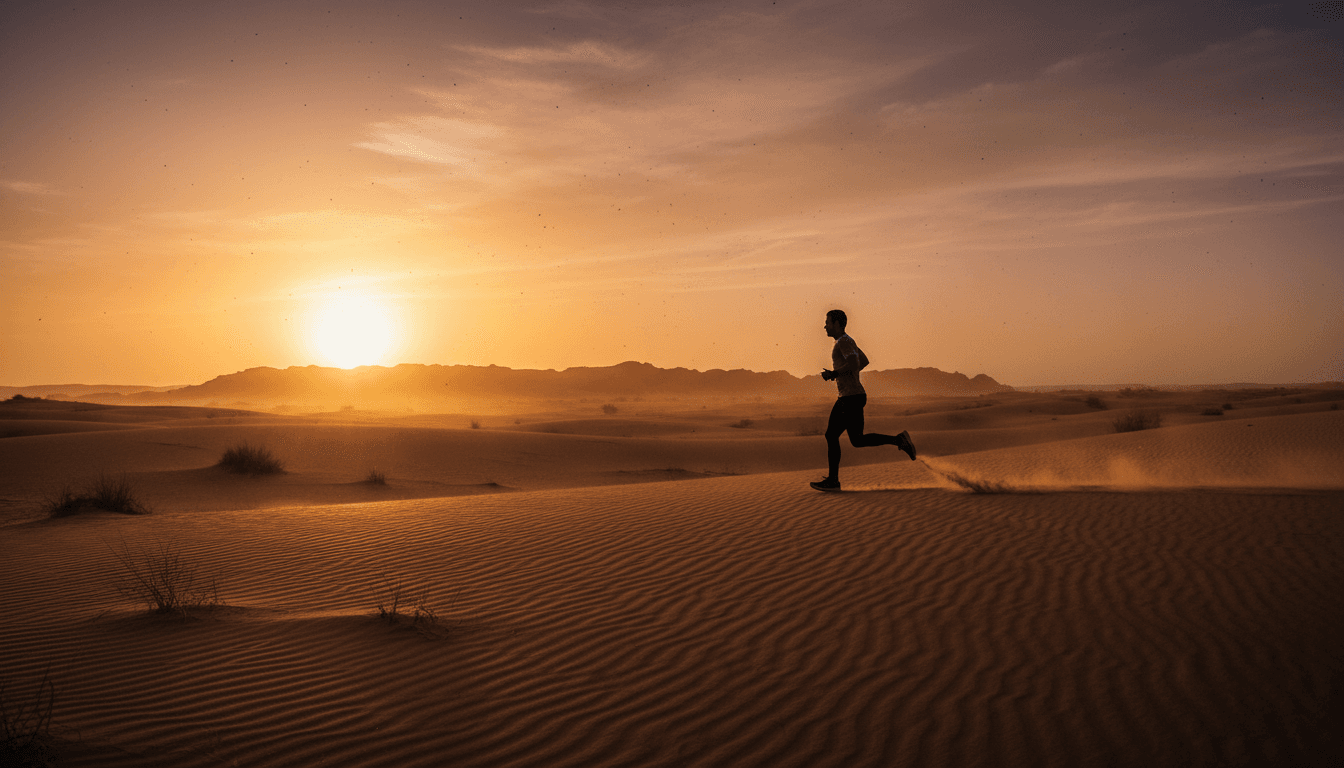 An expansive outdoor landscape in sunrise light